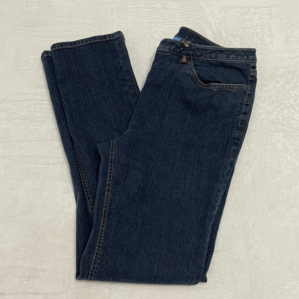 DONCASTER SPORT Women Dark Wash Stretch Denim Jeans Size 10‎ Straight Leg